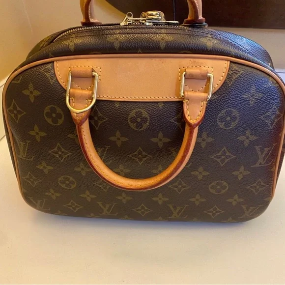 Louis Vuitton Deauville Brown Monogram Satchel